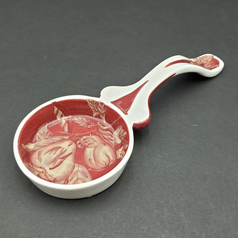 Waverly Garden Room Fruit Toile Spoon Rest Spoon Holder